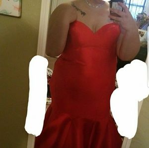 Plus size prom dress/formal dress